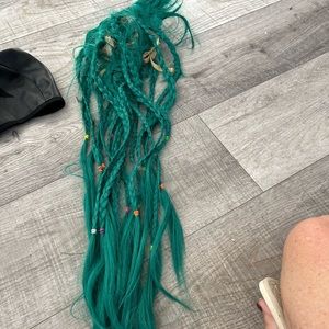 COPY - Uma Long Green Braids Wig